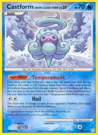 Castform Snow-Cloud Form  Legends Awakened - Uncommon