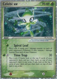 Celebi ex  - Holofoil Unseen Forces - Secret Rare