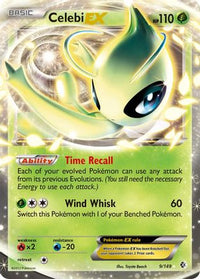 Celebi EX  - Holofoil Boundaries Crossed - Ultra Rare