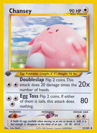 Chansey 031  - Unlimited Neo Destiny - Uncommon