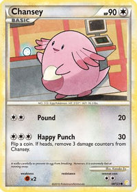 Chansey 058/123  HeartGold SoulSilver - Common