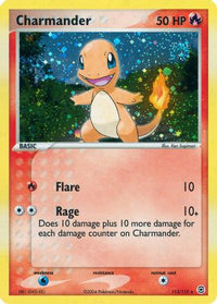 Charmander - 113/112/112  - Holofoil FireRed & LeafGreen - Secret Rare