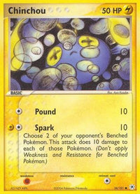 Chinchou - 56/101/101  Hidden Legends - Common