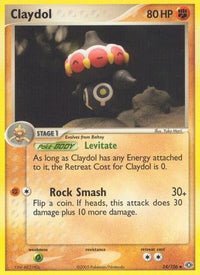 Claydol  Emerald - Uncommon