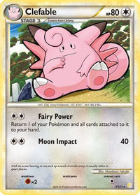 Clefable  - Holofoil HeartGold SoulSilver - Holo Rare
