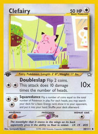 Clefairy 030  - Unlimited Neo Genesis - Uncommon