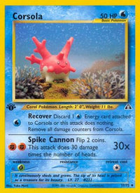 Corsola 037  - Unlimited Neo Discovery - Uncommon