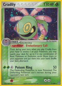 Cradily  - Reverse Holofoil Power Keepers - Holo Rare