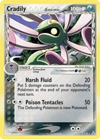 Cradily (Delta Species)  - Reverse Holofoil Holon Phantoms - Holo Rare