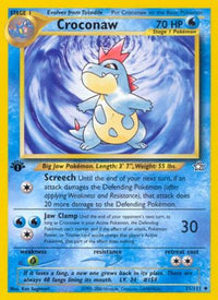 Croconaw (031/111) [Neo Genesis] 1st Edition - Uncommon