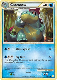 Croconaw  HeartGold SoulSilver - Uncommon