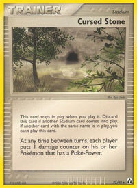 Cursed Stone 072/92  - Reverse Holofoil Legend Maker - Uncommon