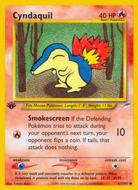 Cyndaquil 061  - Unlimited Neo Destiny - Common