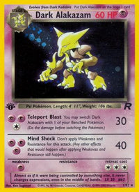 Dark Alakazam (001/82) [Team Rocket] Unlimited Holofoil - Holo Rare
