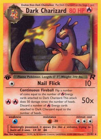 Dark Charizard (21) (21) 021  - Unlimited Team Rocket - Rare