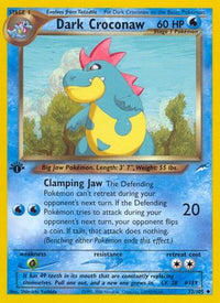 Dark Croconaw (032/105) [Neo Destiny] 1st Edition - Uncommon