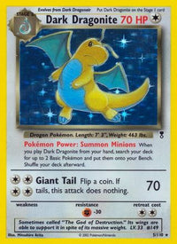 Dark Dragonite  - Holofoil Legendary Collection - Holo Rare