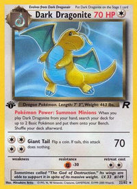Dark Dragonite (22) (22) 022  - Unlimited Team Rocket - Rare