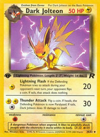 Dark Jolteon 038  - 1st Edition Team Rocket - Uncommon