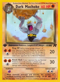 Dark Machoke 040  - Unlimited Team Rocket - Uncommon