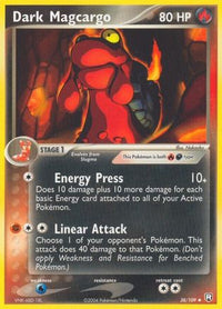 Dark Magcargo  - Reverse Holofoil Team Rocket Returns - Uncommon