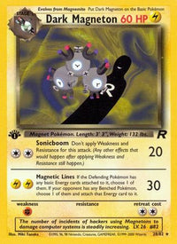 Dark Magneton (28) (28) 028  - Unlimited Team Rocket - Rare