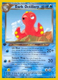 Dark Octillery 062  - 1st Edition Neo Destiny - Common
