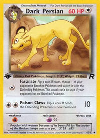 Dark Persian 042  - Unlimited Team Rocket - Uncommon
