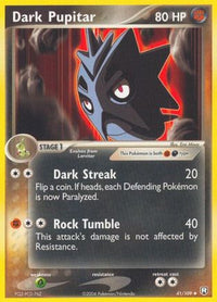 Dark Pupitar - 041/109/109  Team Rocket Returns - Uncommon