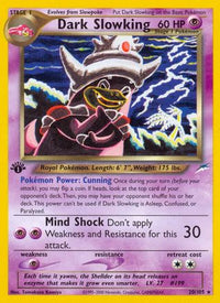 Dark Slowking  - 1st Edition Neo Destiny - Rare