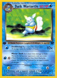 Dark Wartortle 046  - Unlimited Team Rocket - Uncommon