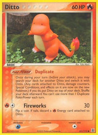 Ditto (Charmander) 061/113  - Reverse Holofoil Delta Species - Common