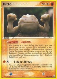 Ditto (Geodude) 062  - Reverse Holofoil Delta Species - Common