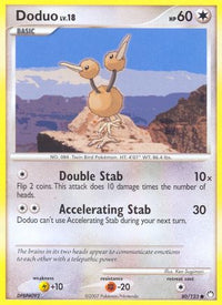 Doduo/123  Mysterious Treasures - Common