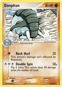 Donphan  - Reverse Holofoil Holon Phantoms - Uncommon