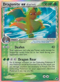 Dragonite ex (Delta Species)  - Holofoil Dragon Frontiers - Ultra Rare