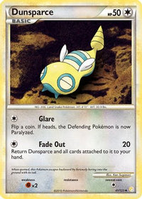 Dunsparce  HeartGold SoulSilver - Uncommon