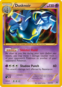 Dusknoir (104 Secret Rare)  - Holofoil Plasma Blast - Secret Rare
