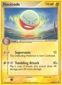 Electrode  - Reverse Holofoil Legend Maker - Uncommon
