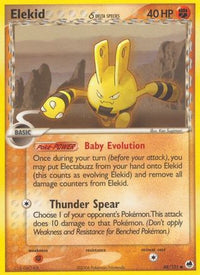 Elekid (Delta Species) 048  - Reverse Holofoil Dragon Frontiers - Common