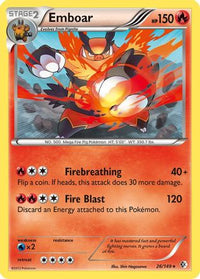 Emboar  - Holofoil Boundaries Crossed - Holo Rare