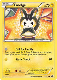 Emolga 049  Legendary Treasures - Uncommon