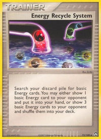 Energy Recycle System  Power Keepers - Uncommon