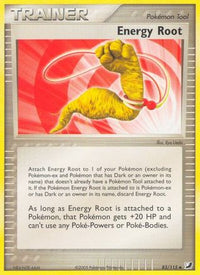 Energy Root  - Reverse Holofoil Unseen Forces - Uncommon