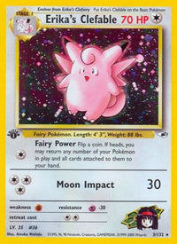 Erika's Clefable (003/132) [Gym Heroes] 1st Edition Holofoil - Holo Rare