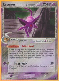 Espeon (Delta Species)  - Reverse Holofoil Delta Species - Holo Rare