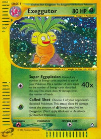 Exeggutor (H10)  - Holofoil Aquapolis - Holo Rare