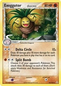 Exeggutor (Delta Species)  - Reverse Holofoil Holon Phantoms - Uncommon