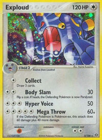 Exploud  - Holofoil Emerald - Holo Rare