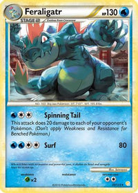 Feraligatr  HeartGold SoulSilver - Rare